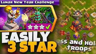 How To Easily 3 Star the Lunar New Year Challenge ✅| Clash Of Clans (COC)