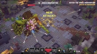 Minecraft Dungeons Luminous night Updated Jungle Abomination (It Has A New Attack!!)