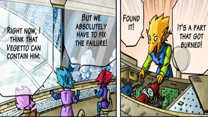 ตอนที่ 44: “เบจิโต้ปลดพลัง!” | Dragon Ball Multiverse นิยายฉบับเต็ม