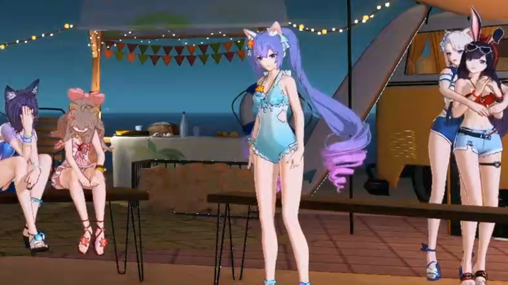 【乃贝】乃宝背后抱安慰被蜘蛛吓到的拉姐