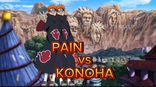 Pain vs Konoha who is stronger (siapa yang terkuat)