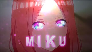 Nakano Miku - AMV Daddy/Raw Style - Alight Motion "preset? "