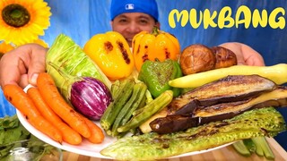 MUKBANG ROASTED VEGGIE PLATTER | MUKBANG PHILIPPINES collab w/ @Akis ASMR