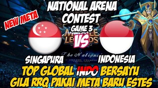 TOP GLOBAL INDO RRQ'LEMON DAN EVOS BERSATU, META BARU PAKE ESTES | NATIONAL ARENA CONTEST 06/01/2018