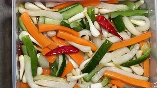 cách làm xu hào muối dưa chua. dùng cho ngày tết.