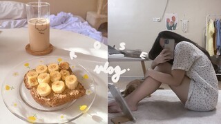 [Vlog] A weekend in my life 🥪 new cute tableware and PJs!