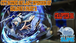 CUT SCENE ON LAST EPISODE OF SEASON 2 PART 2😯‼️Chapter 86 Tensura Lightnovel