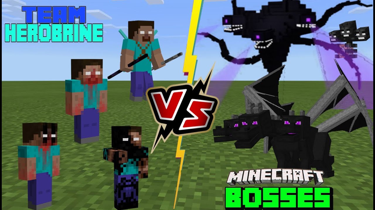 herobrine vs witherstorm #herobrine #witherstorm #1v1 #vs