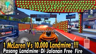 1 MOBIL FREE FIRE VS 10.000 LANDMINE !! SIAPA YANG MENANG ?! FREE FIRE INDONESIA