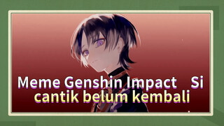 Meme Genshin Impact Si cantik★belum kembali