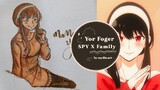 [MARKER SKETCH] Yor Forger Fanart SPY X FAMILY 2 • Saydin Art