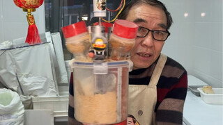 Grandpa Edison has so many little inventions for fried chicken strips! They're so fun, and the chick
