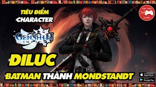 Genshin Impact Nhân Vật ||  DILUC - CÁCH BUILD VŨ KHÍ, THÁNH DI VẬT, ĐỘI HÌNH || Thư Viện Game