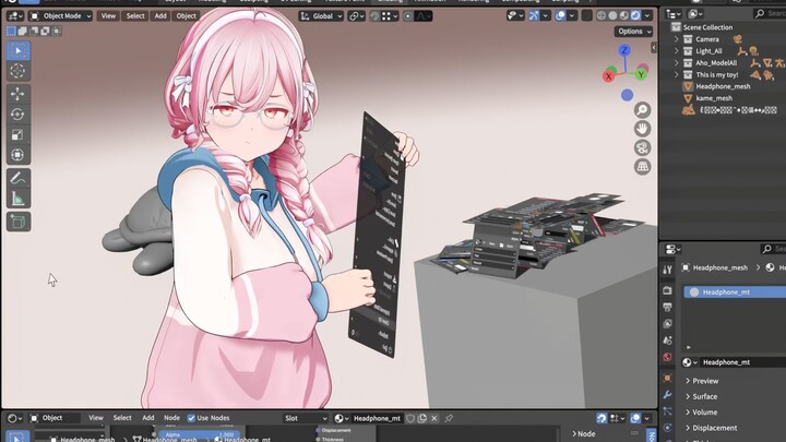 [ผลงานชิ้นใหม่จากผู้เชี่ยวชาญโรคเอ็นอักเสบ] “ขอโทษนะ...ฉันแค่อยากปิด Blender เท่านั้น” 【Blender】