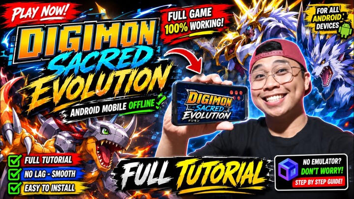 Download Digimon Sacred Evolution For Android Mobile Full Tutorial