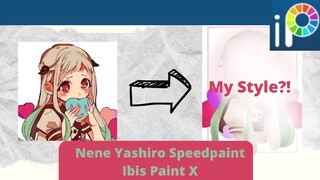 「Yashiro Nene」Jibaku Shounen Hanako-kun |Speedpaint Art|Fanart|Redraw art in my style