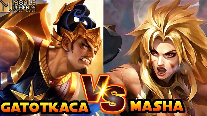 Gatotkaca VS Masha EXP Lane !! 🔥🔥