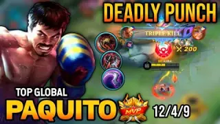 PAQUITO BEST BUILD 2022 | TOP GLOBAL PAQUITO GAMEPLAY | MOBILE LEGENDS✓