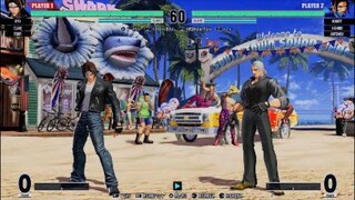 KOF15　チャンピオンvs覇者　弱キックコンボ強い　珍しすぎるシャッターストライク