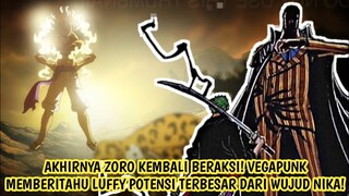 ONE PIECE 1071 - AKHIRNYA ZORO KEMBALI BERAKSI! MUNCULNYA POTENSI KEKUATAN TERBESAR NIKA! -Prediksi