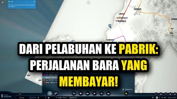 🚀 DARI PELABUHAN KE PABRIK: PERJALANAN BARA YANG MEMBAYAR!