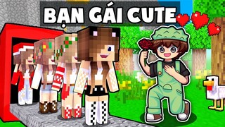 SẦU RIÊNG BẤT NGỜ 24 GIỜ SỞ HỮU BẠN GÁI CUTE TRONG MINECRAFT*BẠN GÁI SẦU RIÊNG VÀ SINH TỐ TEAM 🤣😂