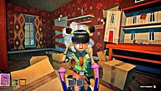 Very Intense Fights vs 2 Braves while Playing with the Scary Neighbor & Scout