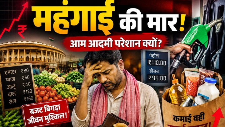 💔 कमाई बढ़े या न बढ़े, खर्च लगातार बढ़ रहा है।आपके हिसाब से महंगाई का सबसे ज्यादा असर किस चीज़ पर प