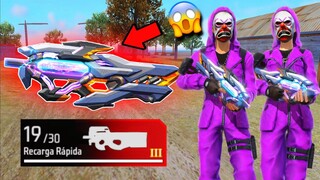 USAMOS SOLO LA NUEVA P90 Y NOS SORPRENDIÓ 😱 FREE FIRE