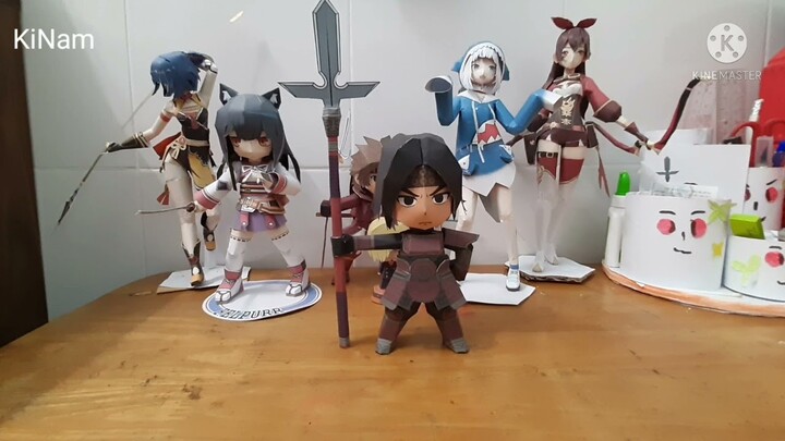 Mô hình giấy Anime Game Sanada Yukimura - Sengoku BASARA