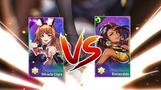 Miracle Clara vs Esmeralda - Who's better? 🤔 | Mobile Legends: Adventure