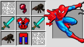 Minecraft Battle : HOW TO CRAFT SPIDER MAN Challenge in Minecraft Animation