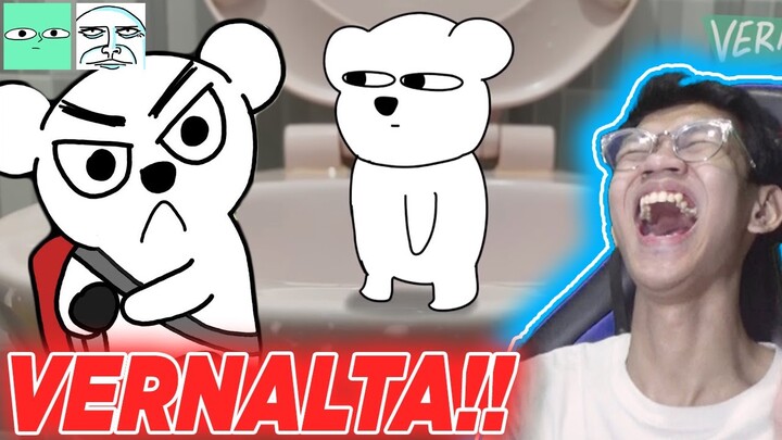 REACTION VERNALTA DAN KOWARDAN 19 TUTU SI BERUANG TOXIC TERJEBAK DI DUNIA MANUSIA NGAKAK BANGET!!!!