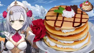 Genshin Impact Recipe: Noelle's specialty dish Lighter-Than-Air Pancake in Real Life