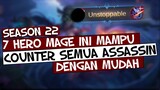 7 HERO MAGE COUNTER SEMUA ASSASSIN | Mobile Legends