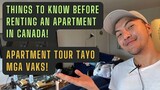 APARTMENT TOUR | PINOY TIPS BEFORE RENTING IN CANADA | BUHAY CANADA