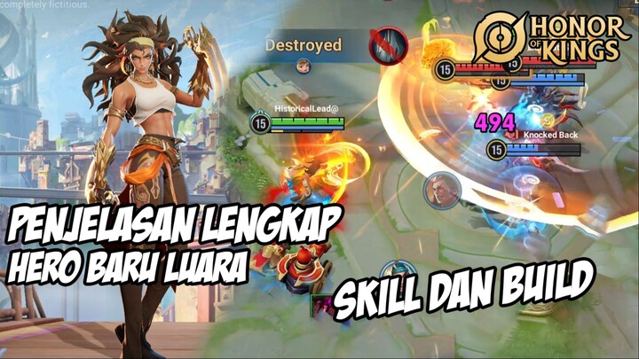 PENJELASAN SKILL DAN BUILD LUARA - HERO MARKSMAN BARU YANG PUNYA SKILL PARKOUR! - HONOR OF KING