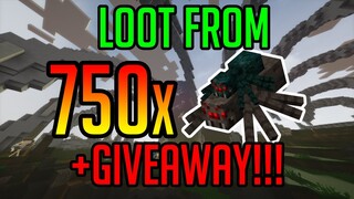 LOOT FROM 750 TARANTULAS + GIVEAWAY! | Hypixel Skyblock Guide, Slayer Marathon!