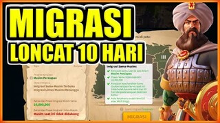 CARA MIGRASI USIA KD TUJUAN 10 HARI DAN USIA KD KITA JUGA 10 HARI TAPI TETAP TIDAK BISA ?