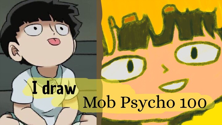 Kawanku ultah! Aku kasih Shigeo Kageyama untuknya >:3 [Mob Psycho 100 speedpaint]