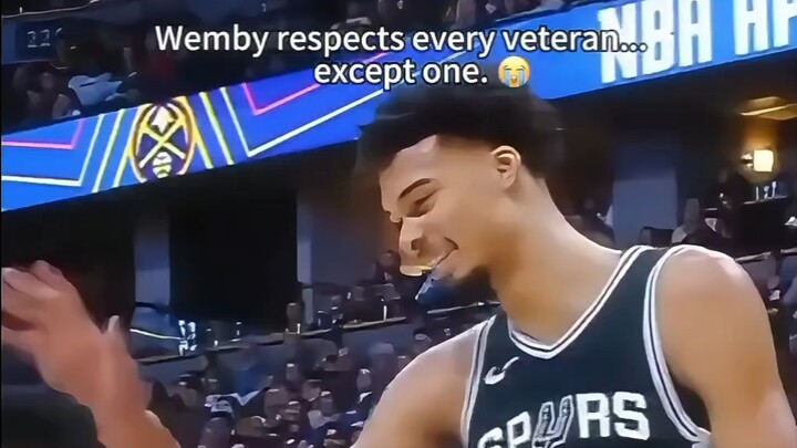 Victor Wembanyama only interacts with people he respects.