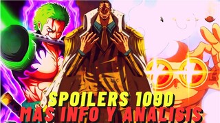 SPOILERS ONE PIECE 1090 ! NUEVA INFORMACION , MALAS NOTICIAS Y ANALISIS !!!