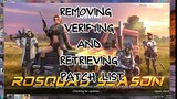 How to remove verifying and retrieving patch list in rules of survival | video tutorial