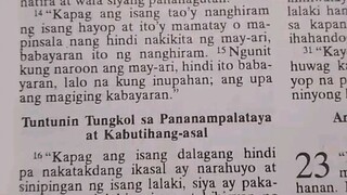 Pang Araw Araw na Talata.               Exodus 22:16-17