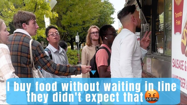 I buy food without waiting in line they didn't expect that