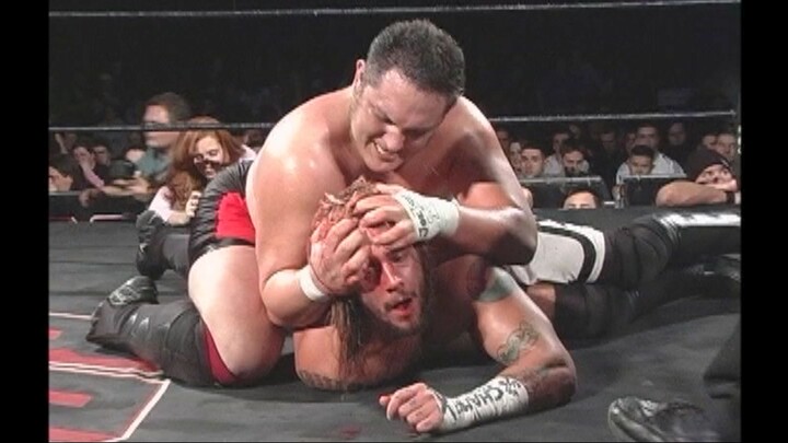 ROH all star extravaganza II - Samoa Joe vs CM Punk ROH world title match 04.12.2004