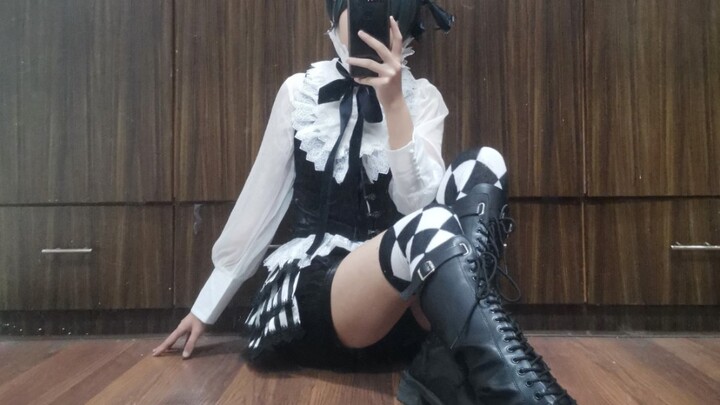 [Kostum Ciel Black and White Kiss COS] Tampilan Tubuh Bagian Atas