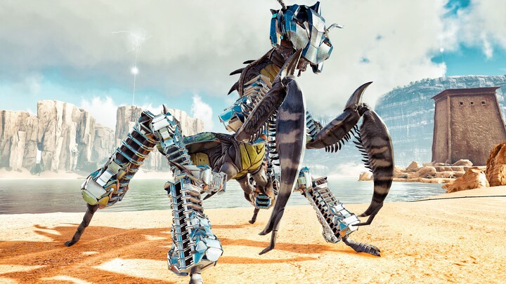 [Xiami] The perfect assassin in the desert: the mechanical mantis! Ark: Fantasy Island EP9