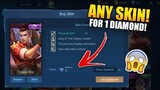 GET ANY SKIN FOR 1 DIAMOND IN MOBILE LEGENDS