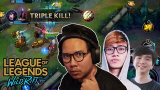 NEMENIN APIP LIVE SAMBIL MABAR SAMA REGI - LEAGUE OF LEGENDS: WILD RIFT INDONESIA